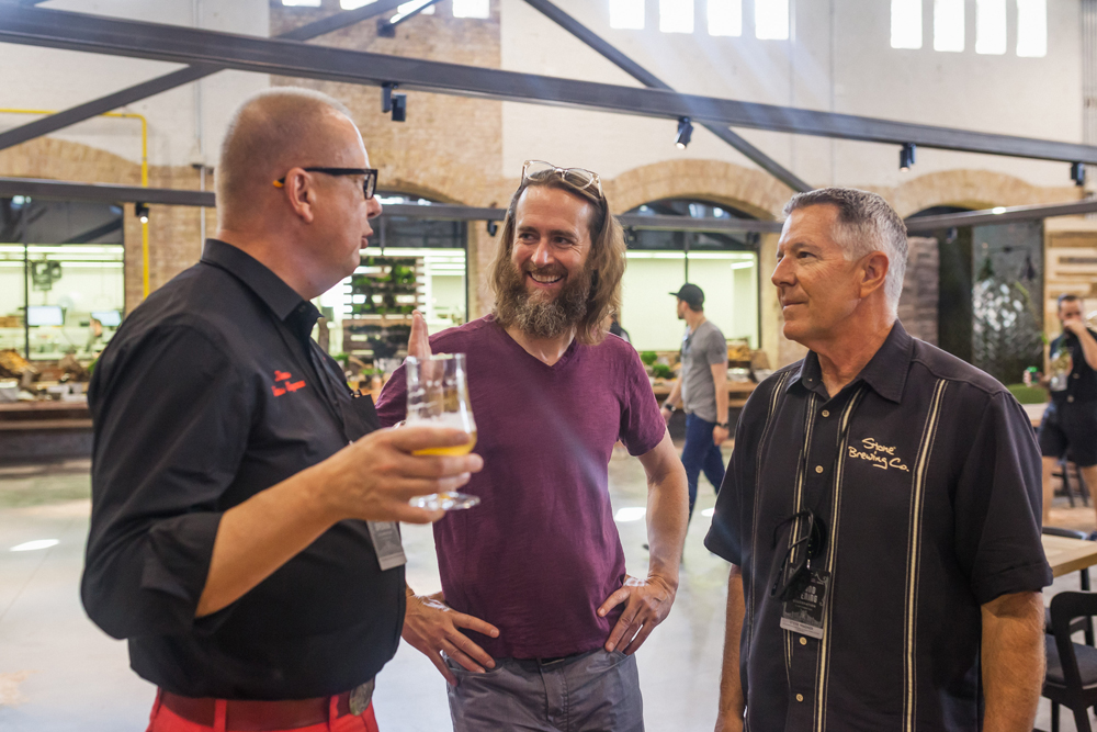 Steve Wagner und Greg Stone von Stone Brewing (Foto: Stefan Haehnel)